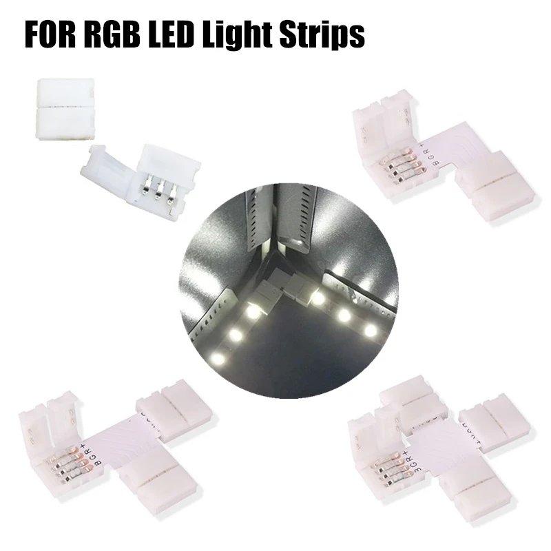 

LED Strips Light Link clip For RGB 5050 2835 LED Light Strips Suitable For 4Pins 10mm LED light strip