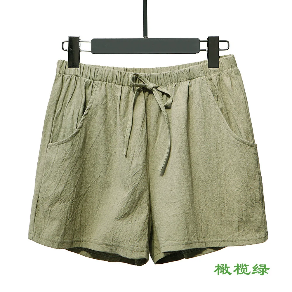 Short Femmes D'été Décontracté Lâche Lettre Imprimer Cordon Loisirs Hip-hop Quotidien Tout-match Survêtement Jogging Poche Large Jambe Courte