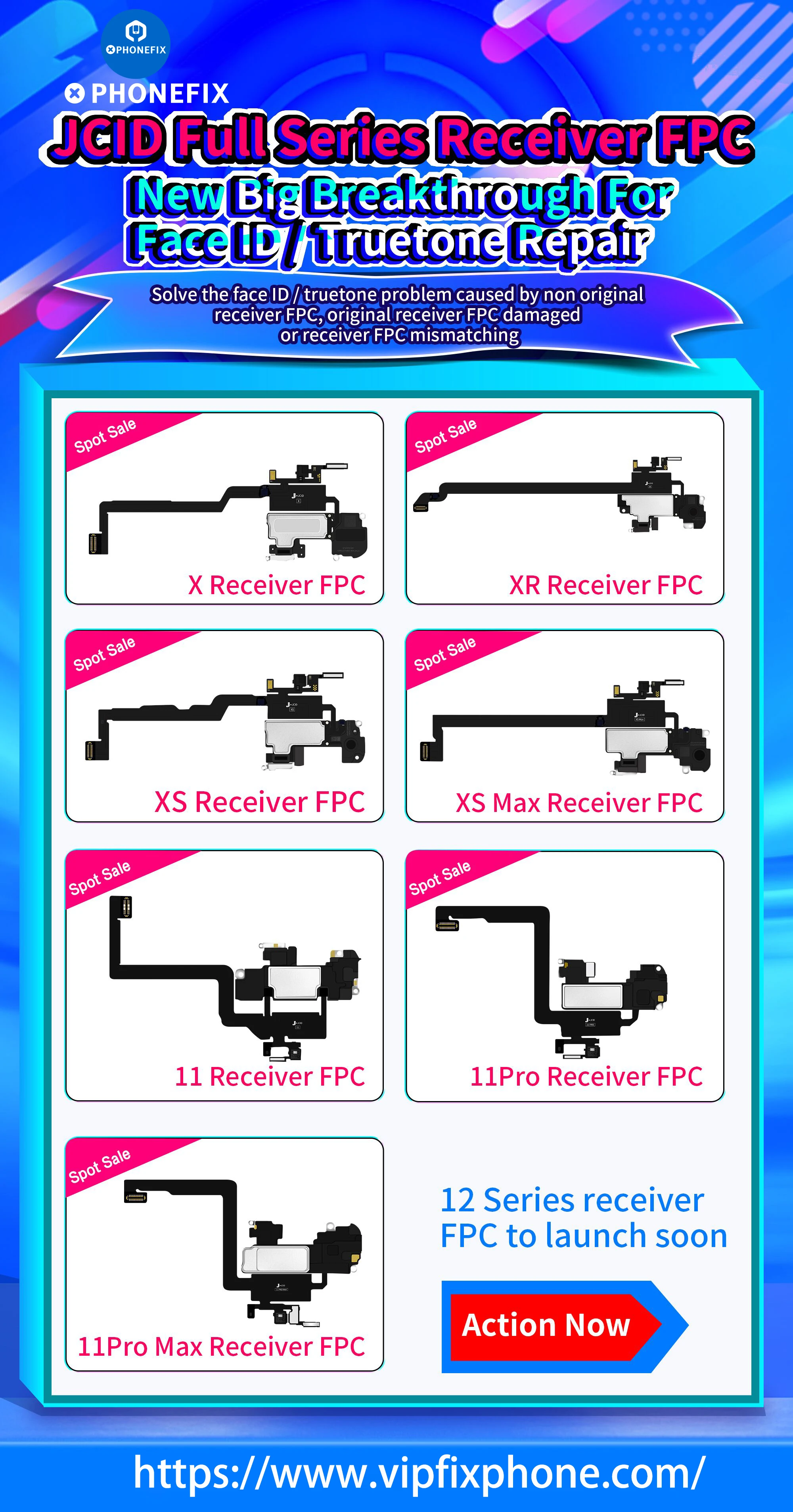Плата для динамика JC приемник FPC модуль обнаружения JCID гибкий кабель iPhone X XSMAX 11 11pro