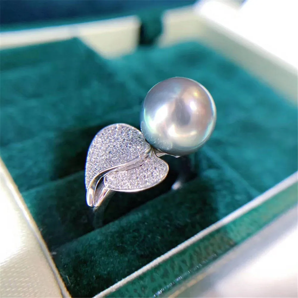 

«Сделай сам» с драгоценными камнями жемчуг устриц "для изготовления ювелирных украшений дизайн кольцо классический любимой Регулировка ра...