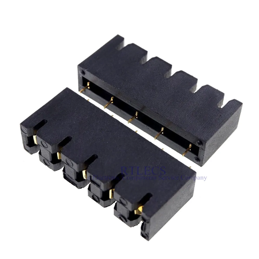 2шт ожога в тестовом сокете 7 62 мм Шаг 5 Pin золотое покрытие для осевых свинцовых