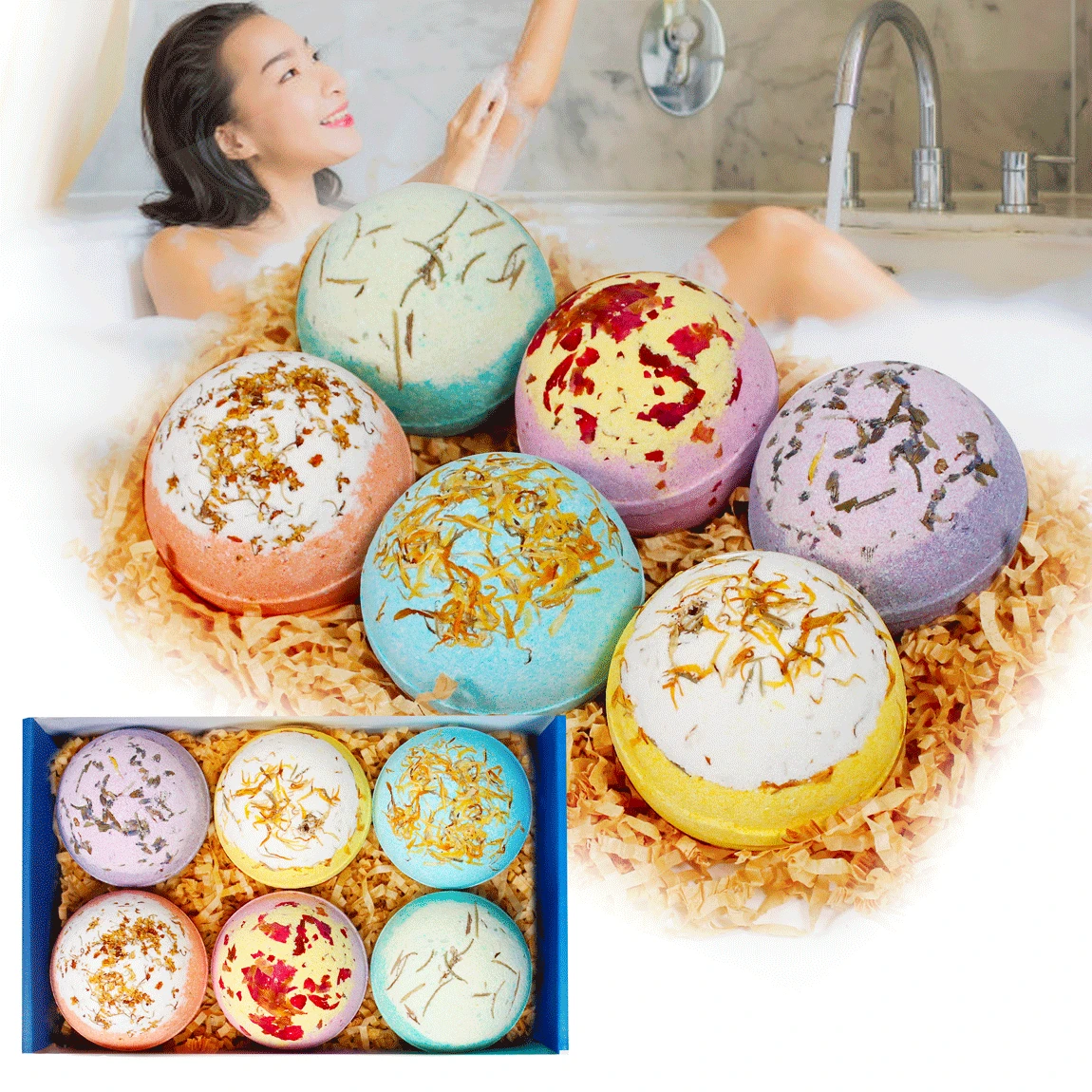 

1pcs Foot Soak Moisturizing Bath Ball Foot Bath Children's Bath Bomb Salt Foot Soak Essential