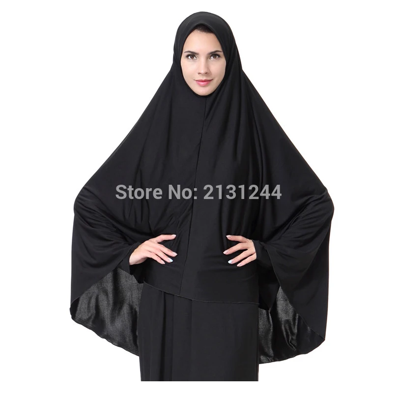 Мусульманский черный чехол для лица Niqab Burqa Bonnet исламский хиджаб одежда длинный