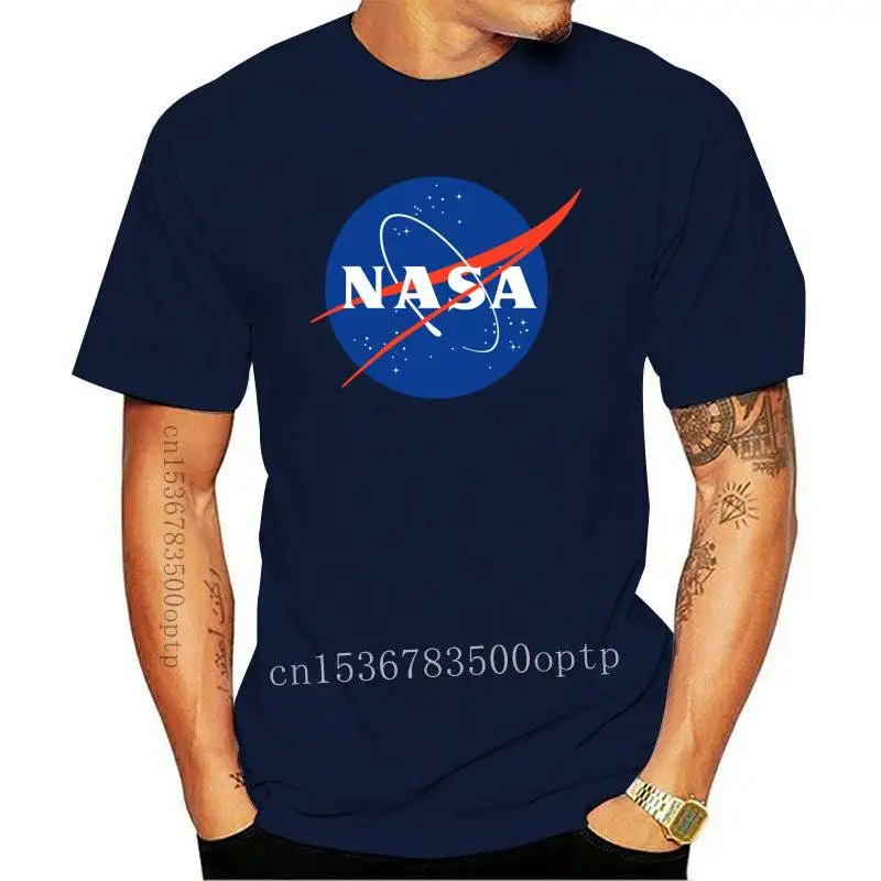 

New Harajuku Streetwear Shirt Mennational Space Geek Nerd Logo Unisex T Shirt-3864A