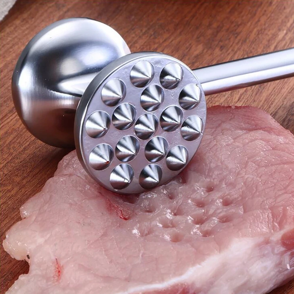 Zinc Alloy Meat Hammer Loose Pork Chop Steak Flesh Floss Tender Creative Kitchen Tool | Дом и сад