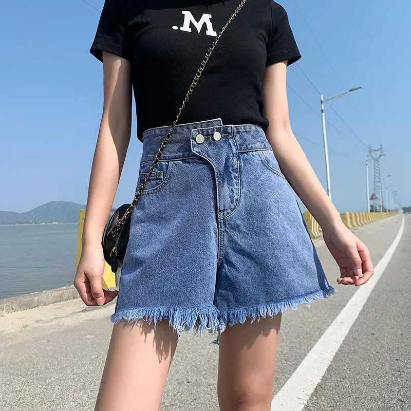 Женские джинсовые шорты 4 цветов новинка 2020 летние модные короткие джинсы