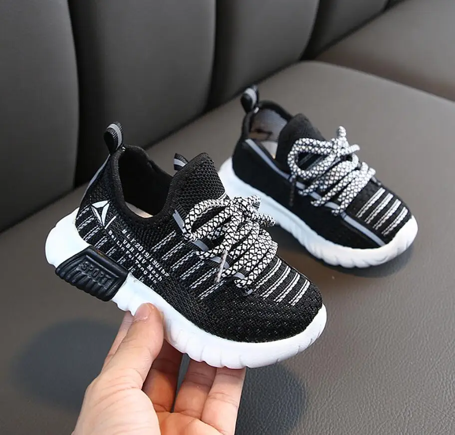 

2019 New Autumn Kids Shoes Breathable Boys Girls Sport Shoes Children Casual Sneakers Baby Running Shoes Mesh Canvas Shoes