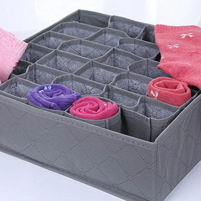 

20Compartments Foldable Storage Storage Box Drawer Box Clothes Underwear Scarf Bra Socks Storage Drawer Wardrobe Closet Home