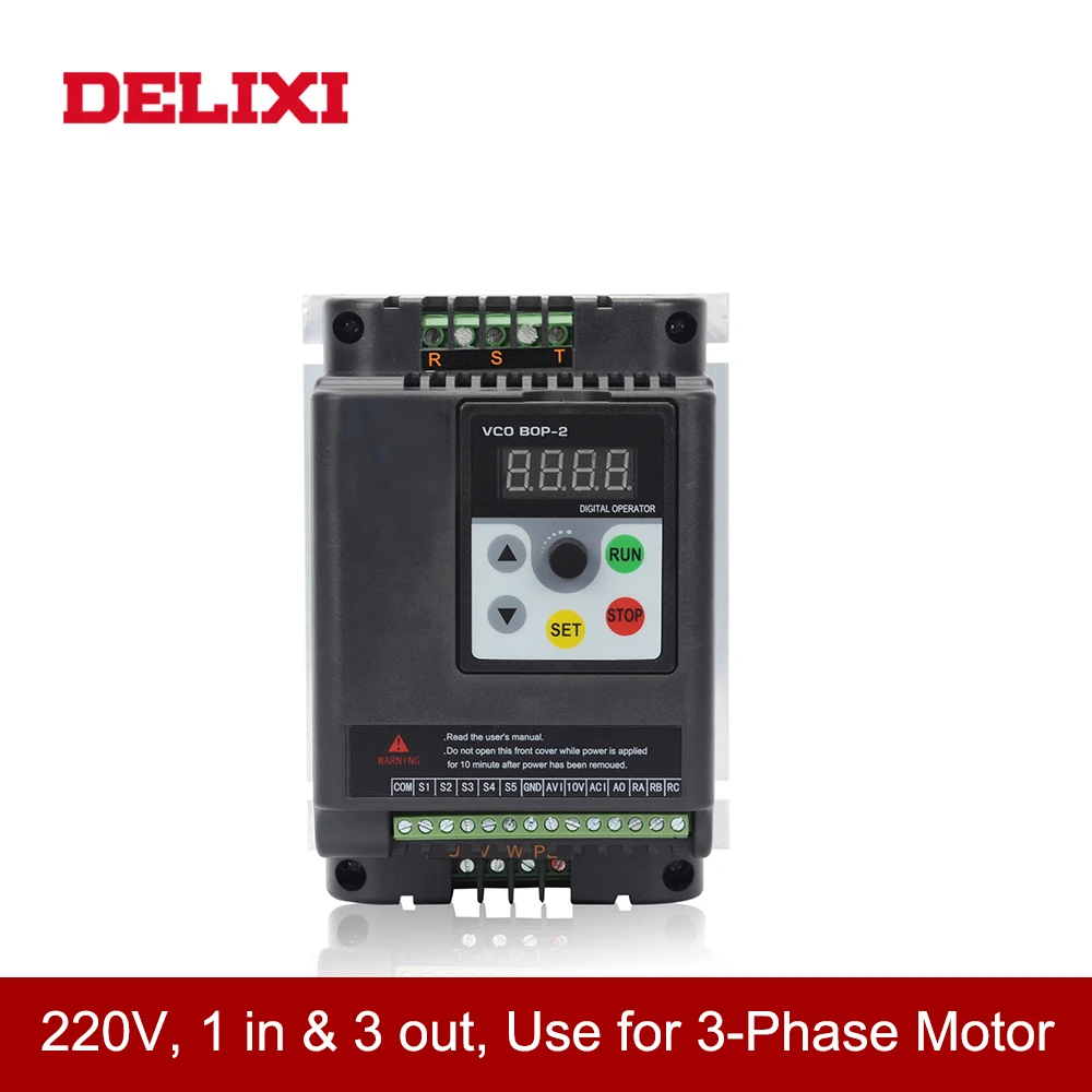 DL350 частотно регулируемым приводом 220v 1.5KW 1 фазный вход 220 в 3 фазы выход