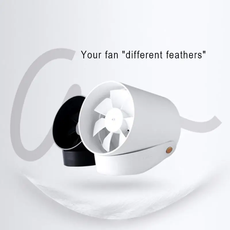 

Xiaomi Vh USB Desk Fan Small Personal Desktop Table Fan with Strong Wind Quiet Operation Portable Mini Fan for Office Bedroom