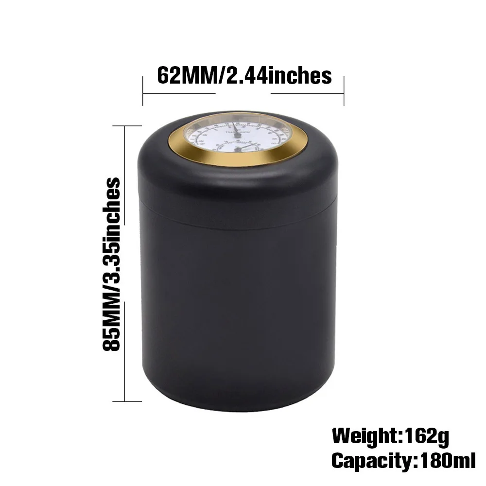 Air Craft Алюминиевый металлический контейнер для хранения с термометром и