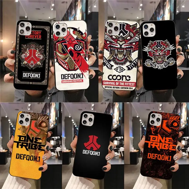 

Defqon 1 Customer Phone Case for iPhone 11 pro XS MAX 8 7 6 6S Plus X 5S SE 2020 XR case