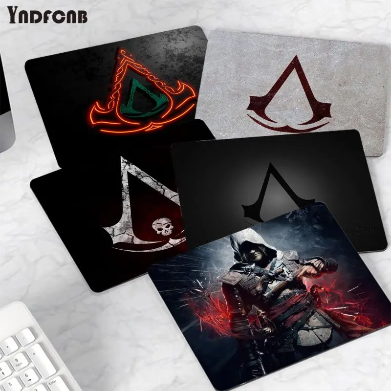 

Винтажный классный игровой резиновый прочный Настольный коврик для мыши YNDFCNB с логотипом убийцы, Лидер продаж, оптовая продажа, игровой ков...