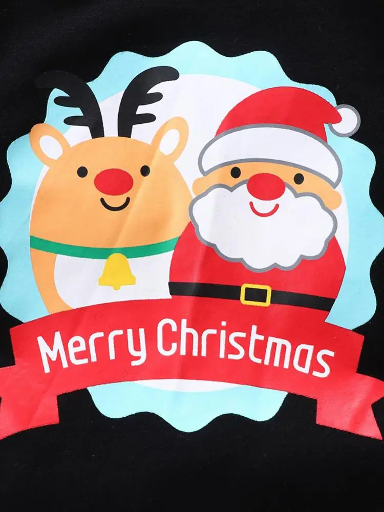 

0-18M Baby Autumn Boy Girl Christmas Print Cute Romper Infant Long Sleeve Jumpsuit Bodysuit