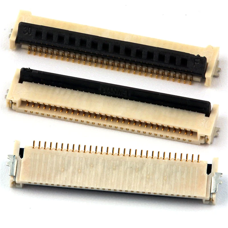 

2 шт 1,2 мм Шаг под раскладушку сокет FPC FFC плоский кабель соединитель 30P
