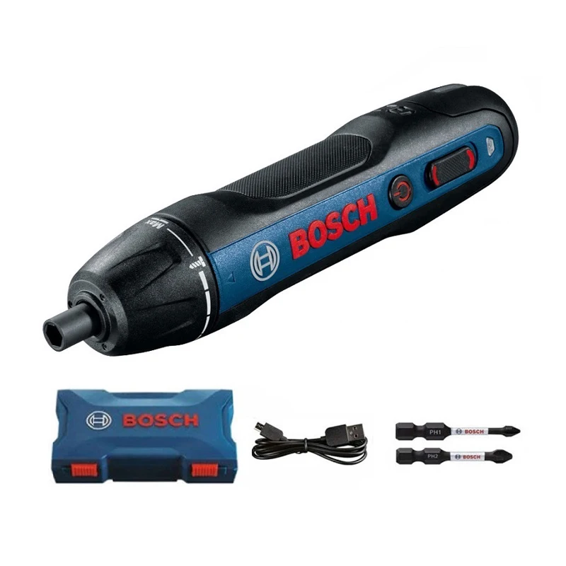 Screwdriver accum. Bosch go 2 battery. Cartridge: bit holder 1/4 &quot(case included) (06019h2100) repair hand drill wireless cordless screw driver