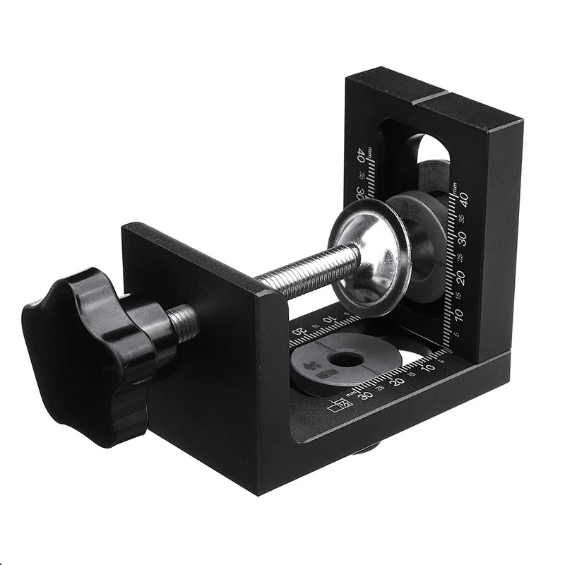 

3 in 1 Doweling Jig Kit Pocket Hole Jig Drilling Locator Puncher Tools for Furniture Connecting Piece Adjustable