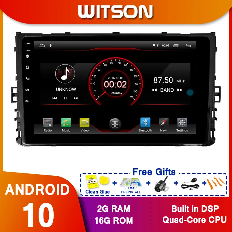 WITSON Android 10 0 Восьмиядерный Автомобильный GPS мультимедийный для VOLKSWAGEN