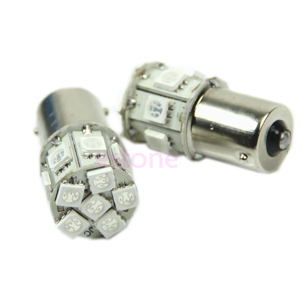 

Amber 1156 BA15S P21W 13-LED 5050 SMD 12V Car Turn Tail Signal Light Lamp Bulb NEW