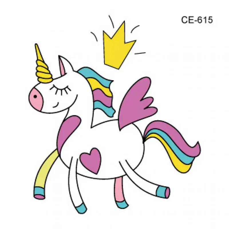 2019 HOT Cute Cartoon Unicorn Nail Sticker Nails Color Flower Stickers for Art Water Transfer Decals | Красота и здоровье