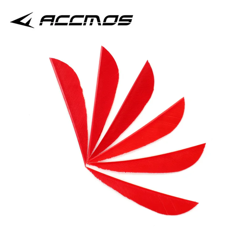 

50pcs 5.5cm Arrow Feather Water drop Feathers Parabolic Plume Bows Arrows Archery Accessories Hunting Shooting