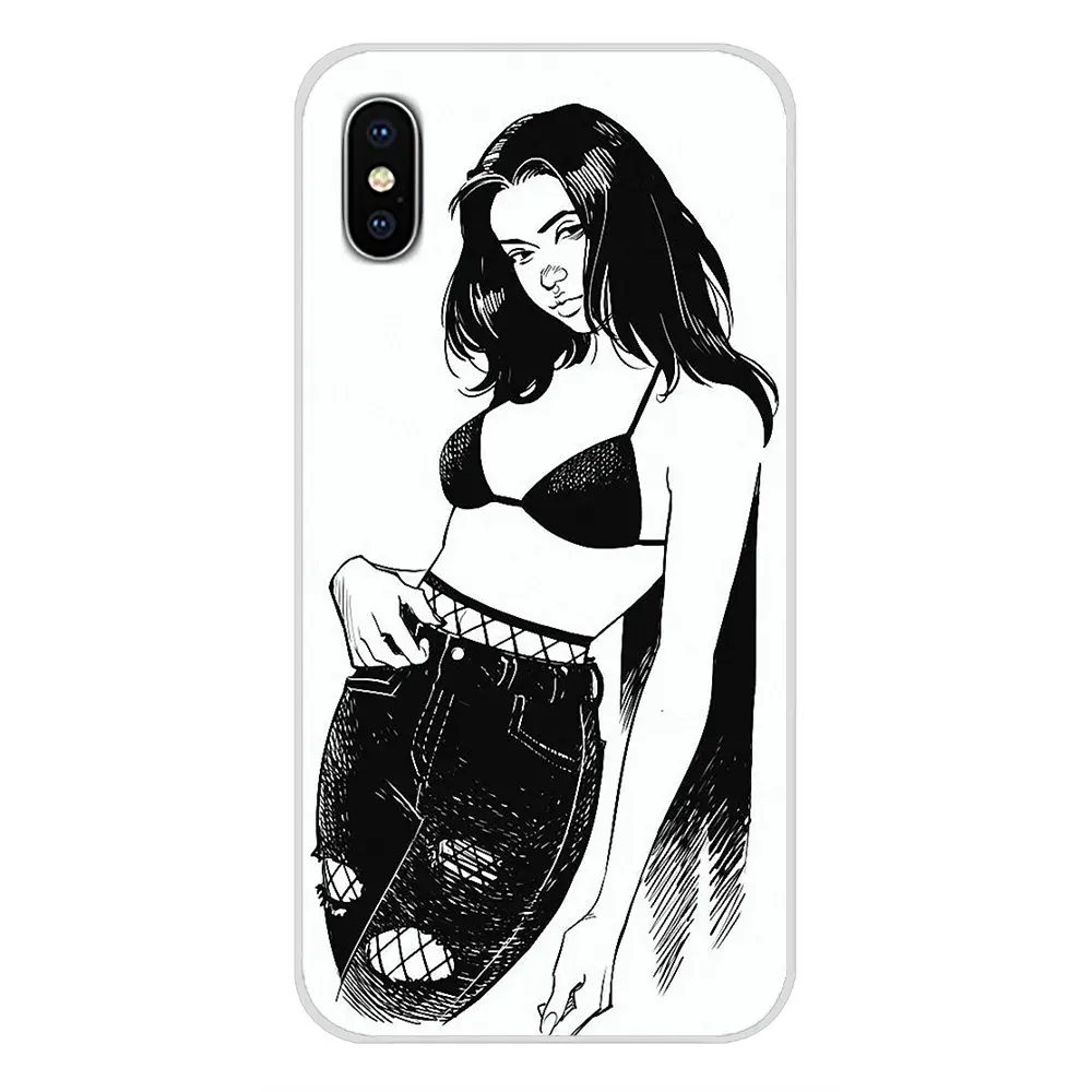 Чехол для сотового телефона модная девушка с винным бокалом Huawei G7 G8 P7 P8 P9 P10 P20 P30 Lite