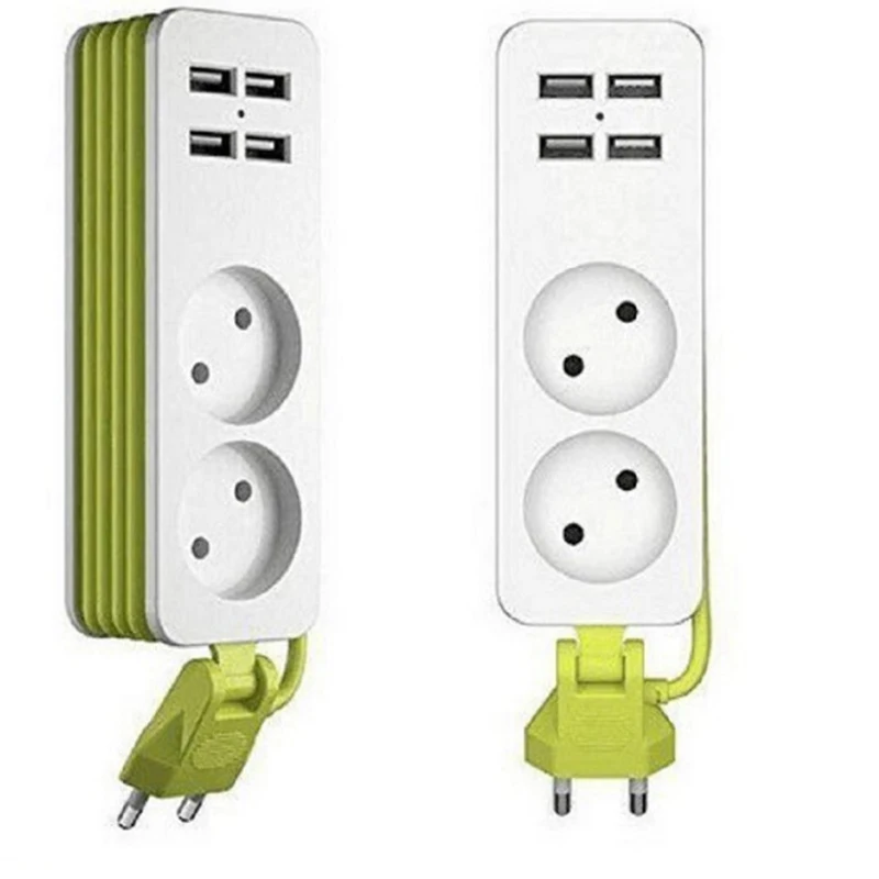 ЕС Путешествия мощность полосы розетка с USB мощность удлинитель США Великобритания разъем удлинитель AC мощность полосы для смартфона зарядное устройство