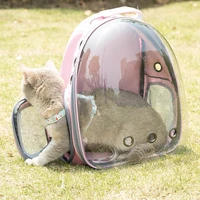 clear travel cat carrier backpack cage bags kitten puppy small animal pet dog transport outdoor school tote handbags chihuahua