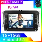 2 Din 7-дюймовый MP5 плеер автомобильное стерео радио GPS навигация Wifi для Bora Golf VW Polo Volkswagen Passat B6 B7 Touran Android авто