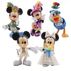 Мультяшные Аниме Минни Микки Маус Дональд Дак искусственная серия экшн-фигурки для свадебной вечеринки коллекционные игрушки декоративный подарок