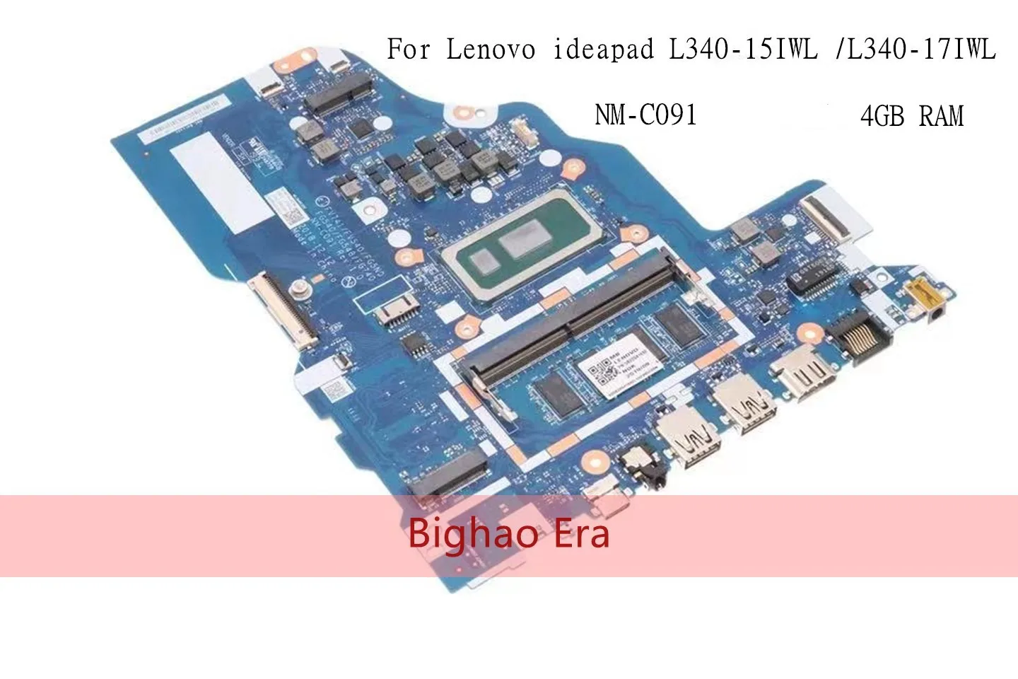 

NM-C091 For Lenovo ideapad L340-15IWL /L340-17IWL Laptop Motherboard With Celeron CPU 4GB RAM 100% Fully Tested