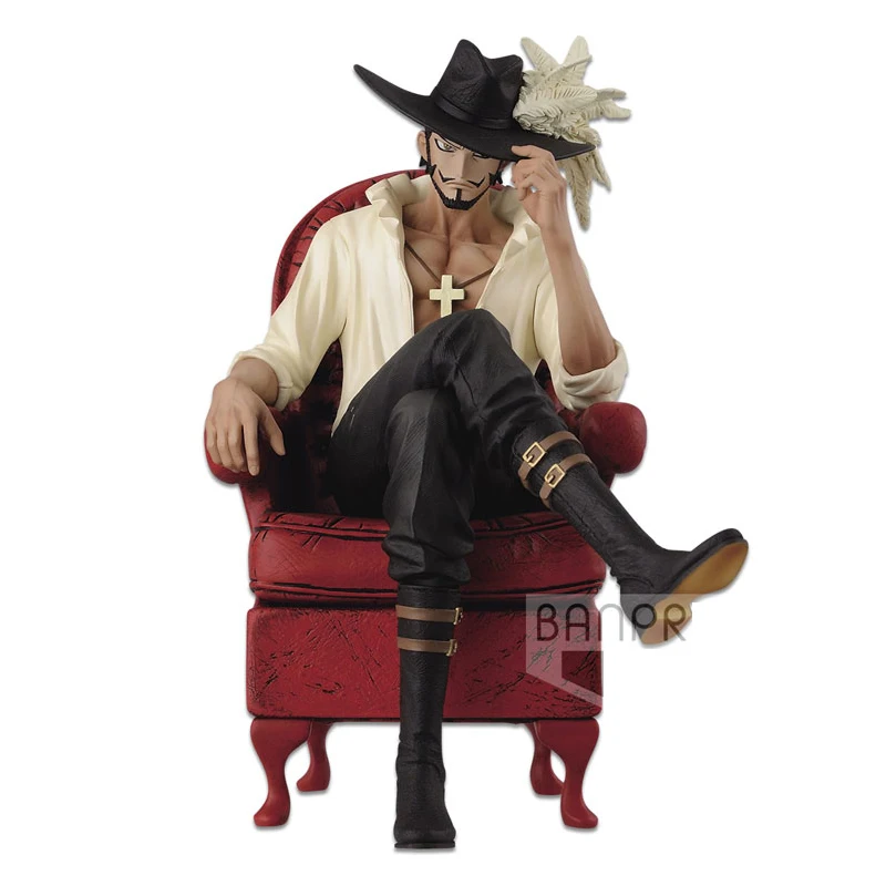 

Original Dracule Mihawk Anime Figure Model Toy One Piece Action Figure Creator x Creator Sofa Onepiece Hawkeye Figure 16899