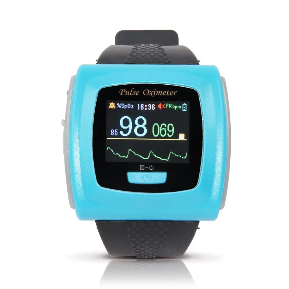 Пульсоксиметр на запястье CONTEC прибор для измерения уровня кислорода в крови Spo2