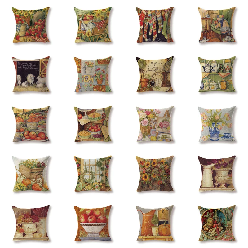 Романтическая наволочка для подушки в деревенском стиле обеденной украшение из