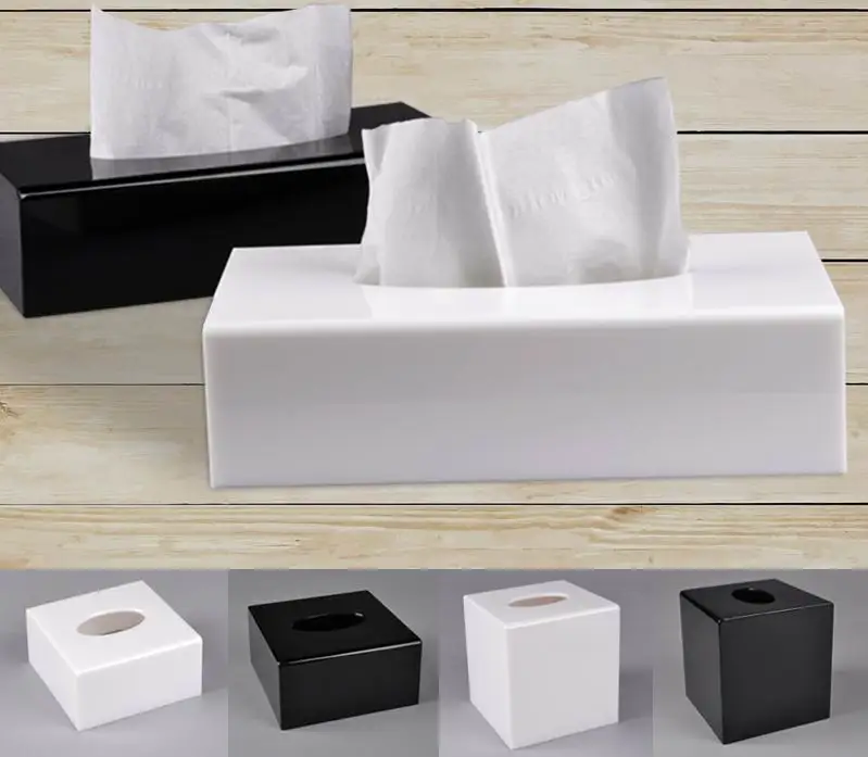 

QL Modern Acrylic Tissue Box, Tissue Holder, Tissue Dispenser tissue box baby wipes box