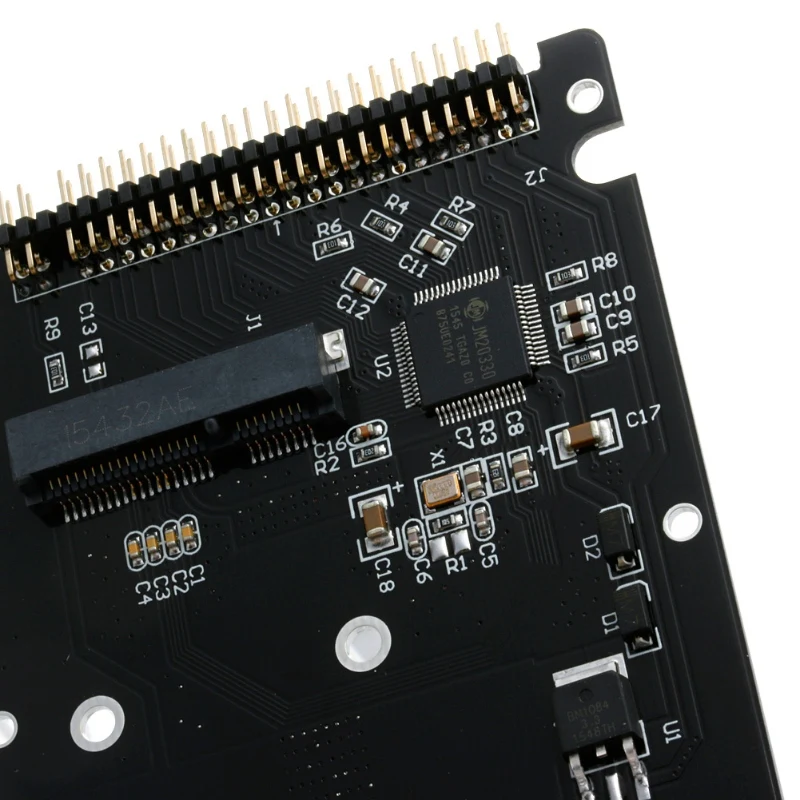 44PIN MSATA до 2 5 дюймов IDE HDD SSD адаптер PATA конвертер карта с Чехол | Компьютеры и офис