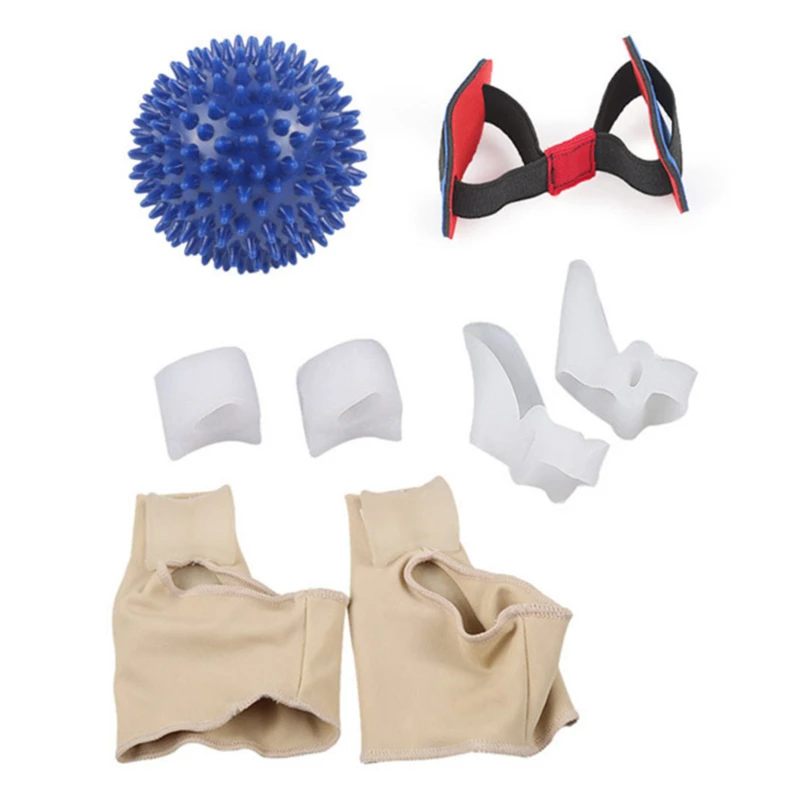 1Set Hallux Valgus Orthosis Toe Splitter Separator Overlapping Big Foot Care Nail Tool | Красота и здоровье