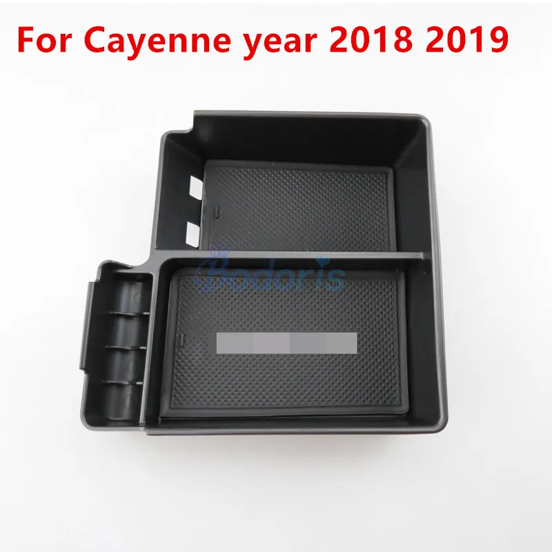 Center storage box Автомобильный Стайлинг центральный подлокотник коробка для хранения перчаток консоль Органайзер контейнер лоток для Porsche Cayenne аксессуары - Название цвета: Center storage box