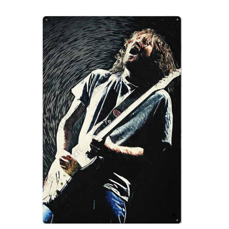 Классический жестяной постер известной музыки рок-группы певицы винтажный знак