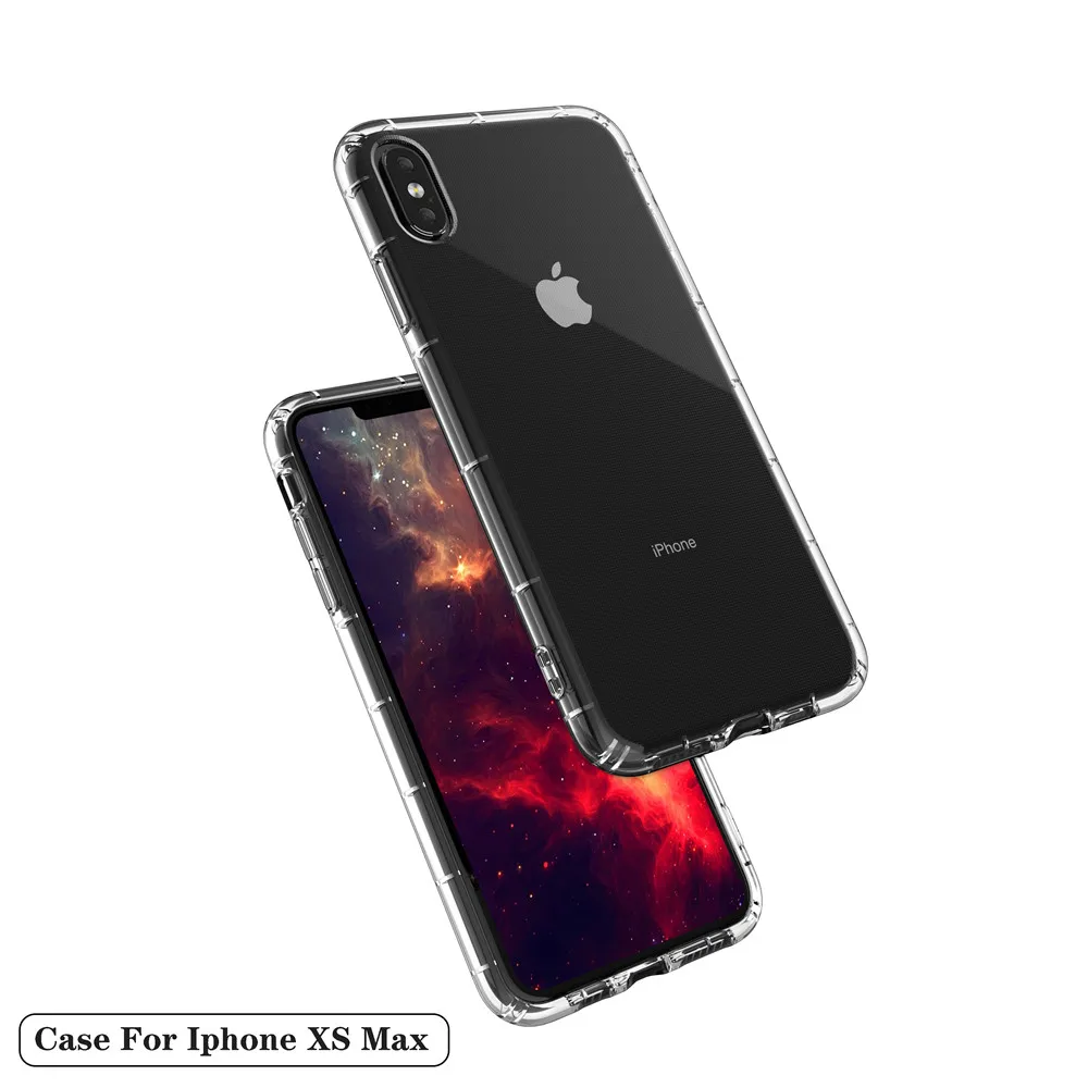 Мягкий чехол для телефона iPhone11 iPhone11Pro iPhone11ProMax прозрачная задняя крышка из ТПУ