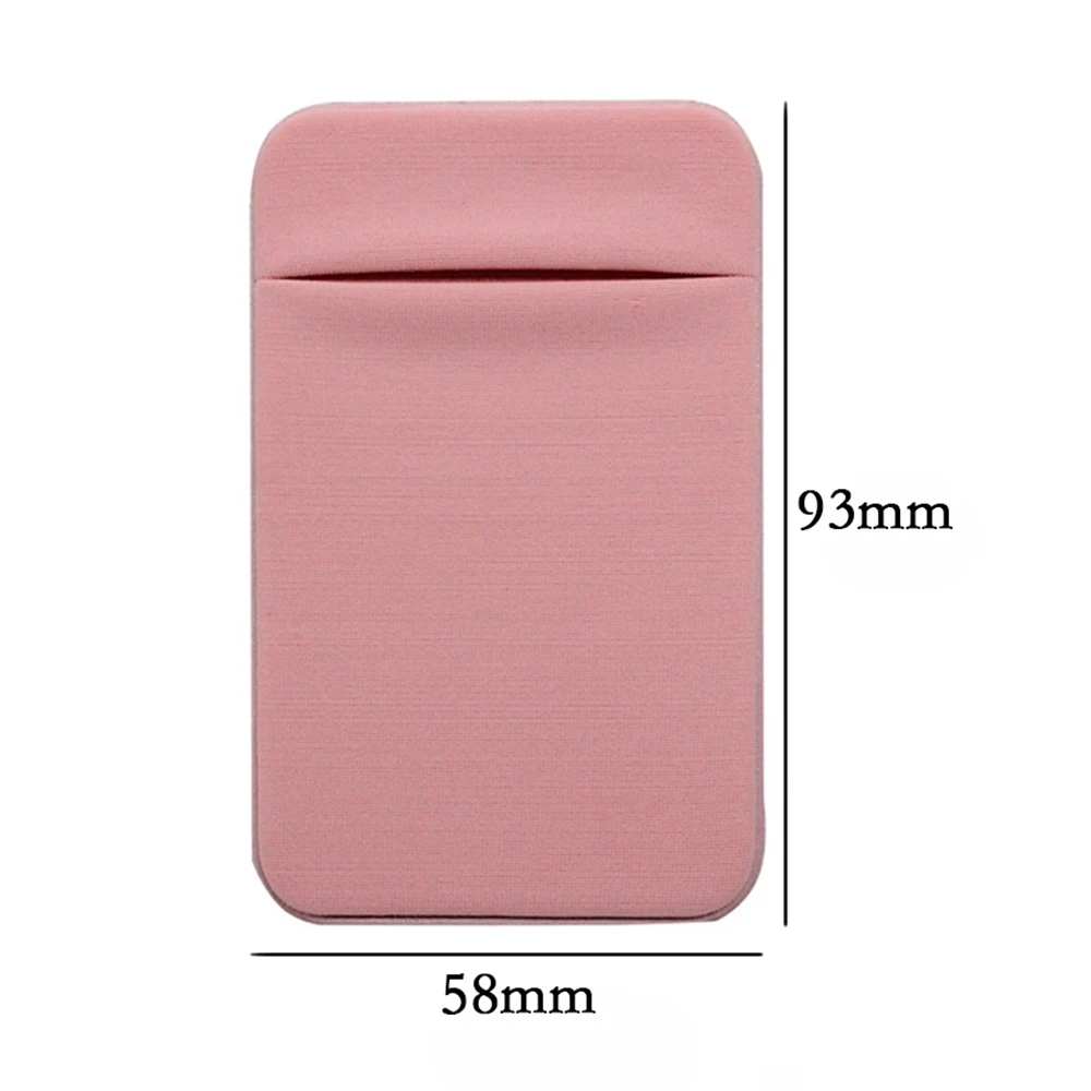 

Creative Silicone Cell Phone Wallet Case Women Men Credit Id Card Holder Business Pocket Stick Mini Wallet Card Pocket