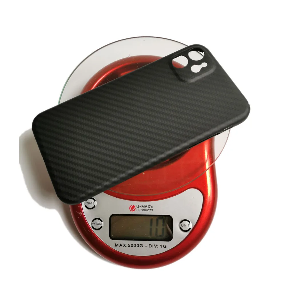 Чехол из углеродного волокна CF для iPhone 11 тонкий и легкий чехол 6 1 арамидного