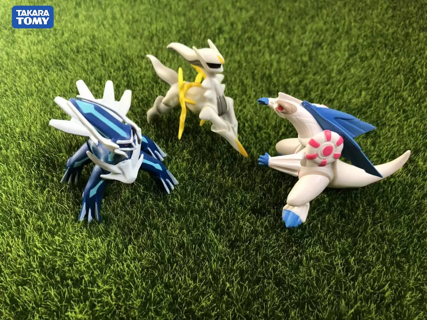 TAKARA TOMY Pokemon Arceus Dialga Palkia 6 8 см аниме фигурки модель игрушки для детей|Игровые и