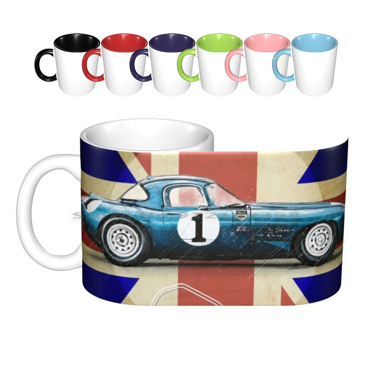 

Брендовые винтажные керамические кружки типа Е, кофейные чашки, кружка для молока, чая, гоночная дорожка, гоночная дорожка, скоростной водит...