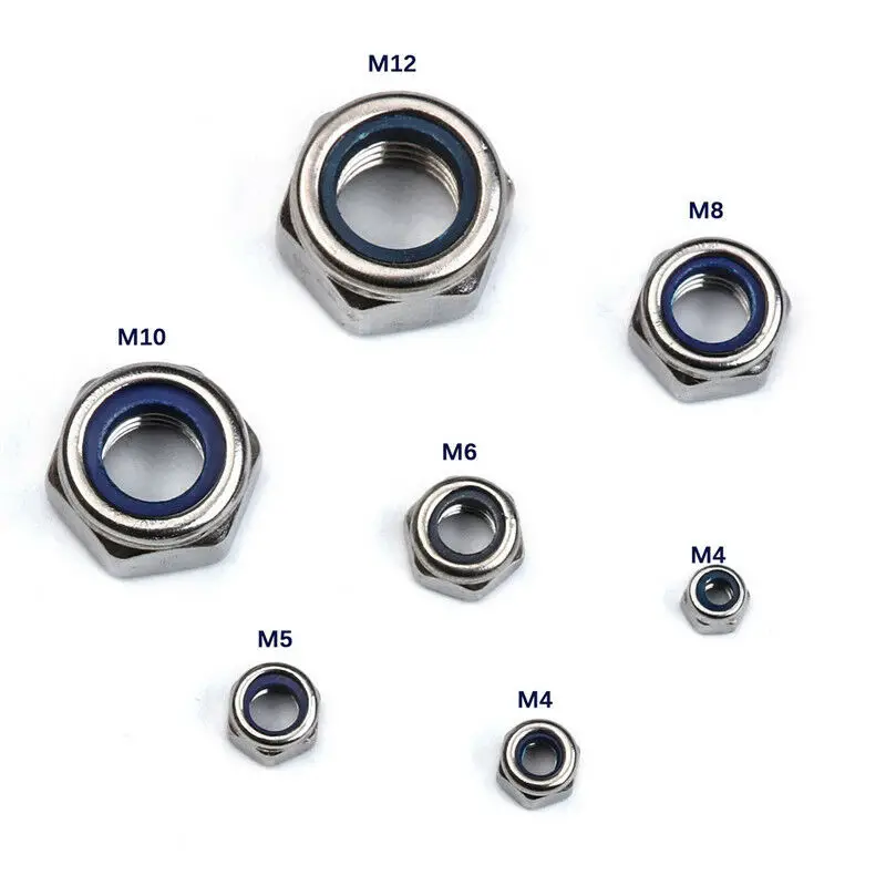 

Набор стопорных гаек M3/M4/M6/M8/M10/M12, 170 шт./компл.