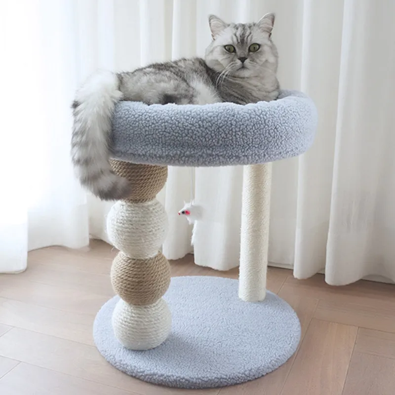 

Hot Sale Cat Scratcher Cat Tree Tower Condo Scratching Post For Cats Climbing Frame Furniture Toys Cats Rascador Scratch Board