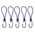 5 шт., эластичные ремни из брезента с крючком, разные цвета