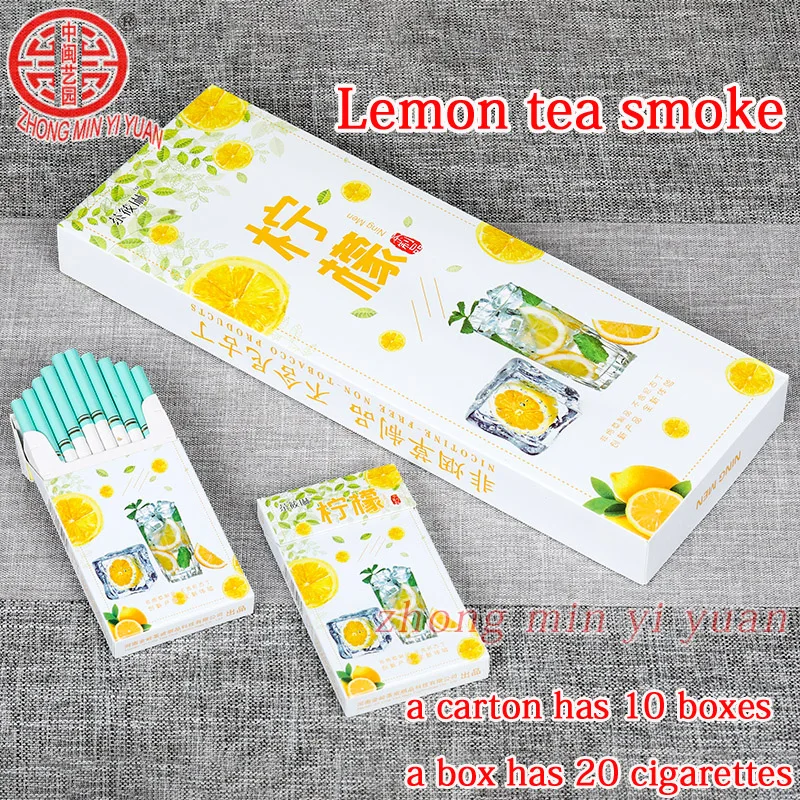 

New Arrival 10 Fruit Random Multiple Flavor Cigarettes Herbal Tea Smoke Healthy No Nicotine Tobacco Free Shipping tea smoke