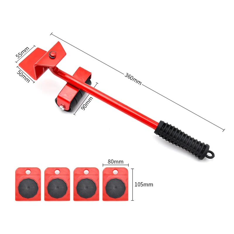 wonderlife universal wheel furniture moving system weight mobile home moving tool plastic handling five piece manual combination free global shipping