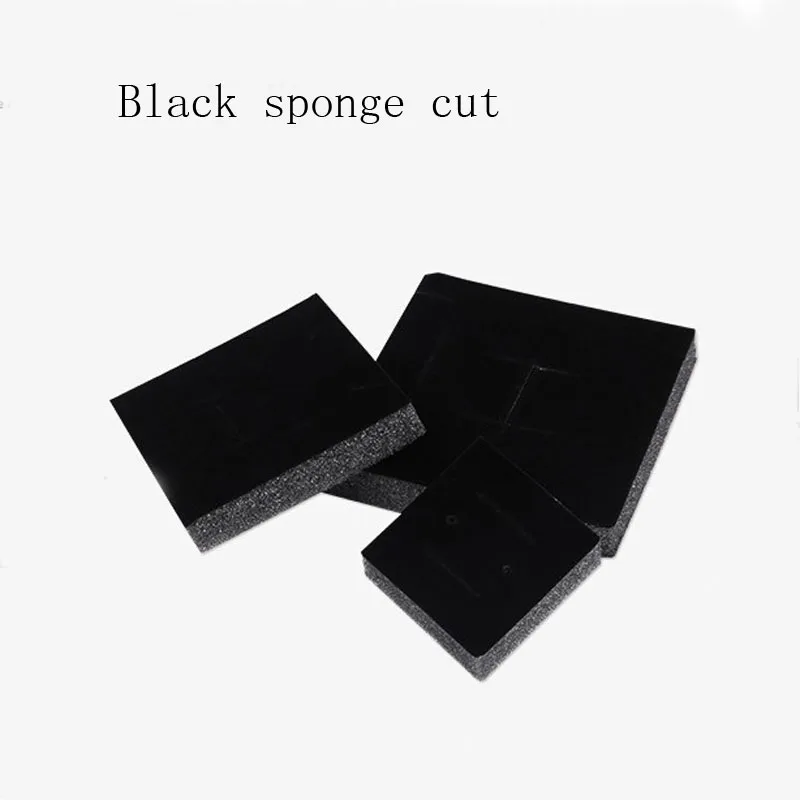 Белая Квадратная Коробка для ювелирных изделий органайзер 30 шт./лот ящик